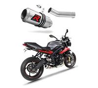 DOMINATOR Silenciador Escape GP compatible con STREET TRIPLE 675 2013-2016