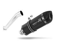 DOMINATOR Silenciador Escape HP1 NEGRO compatible con XT 660 Z TENERE 2008-2016