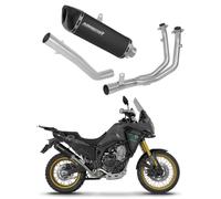 DOMINATOR Sistema de escape Colector Silenciador HP6 NEGRO Rieju Aventura 500 2023-2026