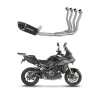 DOMINATOR Sistema de escape Colector Silenciador HP8 NEGRO GSX-S 1000 GX 2024