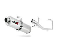 DOMINATOR Sistema de escape Colector Silenciador OV compatible con YBR 125 2009-2018