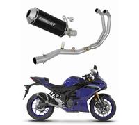 DOMINATOR Sistema de escape Colector Silenciador OV G2 NEGRO YZF-R3 2025-2026
