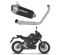 DOMINATOR Sistema de escape Colector Silenciador S3 NEGRO MT 125 2020