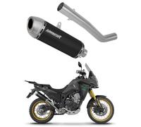 DOMINATOR Sistema de escape Colector Silenciador S6 NEGRO Rieju Aventura 500 2023-2026