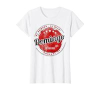 Domingo el Hombre el Mito la leyend Domingo Nombre Camiseta, Mujer, Blanco, 3XL