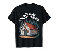 Domingo Iglesia Cristiana Capilla Adoración Comunidad Familia Camiseta