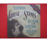 Domingo, Placido Great Love Scenes LP CBS M39030 EX/EX 1984 Dutch pressing with booklet