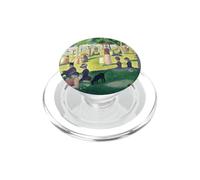Domingo por la Tarde en la Isla de La Grande, Georges Seurat PopSockets PopGrip para MagSafe