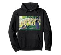 Domingo por la Tarde en la Isla de La Grande, Georges Seurat Sudadera con Capucha