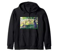 Domingo por la Tarde en la Isla de La Grande, Georges Seurat Sudadera con Capucha