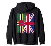 Dominica, Bandera del Reino Unido, Herencia Dominicana británica Sudadera con Capucha