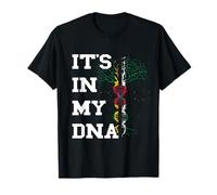 Dominica Tree It's In My DNA Dominican Roots Bandera Dominicana Camiseta
