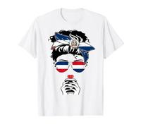 Dominican Coffee Mama Girl Sis República Dominicana Bandera Imprimir Camiseta gráfica económica, Hombre, Blanco, L