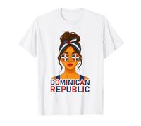 Dominican Girl Dominican Republic Flag Dominican Girlfriend Camiseta
