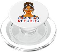Dominican Girl Dominican Republic Flag Dominican Girlfriend PopSockets PopGrip para MagSafe