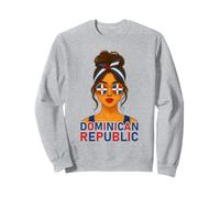 Dominican Girl Dominican Republic Flag Dominican Girlfriend Sudadera