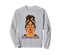 Dominican Girl Dominican Republic Flag Dominican Girlfriend Sudadera
