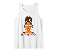 Dominican Girl Dominican Republic Flag Dominicana Girlfriend Camiseta sin Mangas