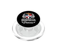 Dominican Princess Dominican Republic Flag Dominican Girl PopSockets PopGrip para MagSafe