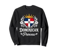 Dominican Princess Dominican Republic Flag Dominican Girl Sudadera