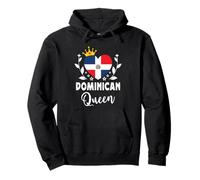 Dominican Queen Dominican Republic Flag Dominican Woman Sudadera con Capucha