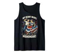 Dominicano My Heart Beats Merengue! Camiseta sin Mangas