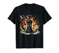 Dominio de Jaque Mate de Poder de Torre de ajedrez Explosivo Camiseta