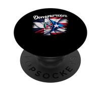 Dominirican DR Dominican Republic Puerto Rico PR Flag Pride PopSockets PopGrip Adhesivo