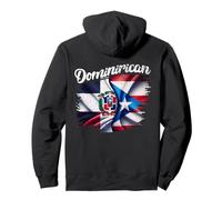 Dominirican DR Dominican Republic Puerto Rico PR Flag Pride Sudadera con Capucha