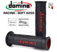 Domino Mango de goma Offroad Derecho d.22 mm l.126 mm abierto Negro a25041