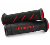 Domino Mango de goma Offroad Derecho d.22 mm l.126 mm abierto Negro a25041