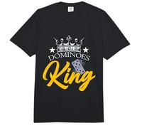 Dominó King Classic Dominoes Love Playing Game Tile Domino Comfort Colors Adult Heavyweight T-Shirt