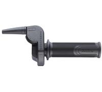 Domino Mango de gas Black Commandos con revestimiento de agarre, negro