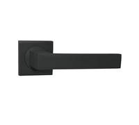 domino QUBIK-QR BLACK - Tirador para puerta de habitación (aluminio), color negro