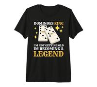 Dominó Rey Domino Jugador Dominó Amante Camiseta Premium