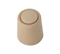 DOMINO Tope para puerta HRC 27 x 30 - Beige - Ø 30 mm - Montaje con tornillo - Tope de goma resistente