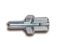 DOMINO Vis CREUSE TENDEUR DE Cable Cyclo M6 L20mm Tete 7x10 Avec MOLETE ALU Origine-