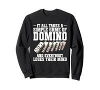 Dominoe Juego Jugador Entusiasta Juego Simple Dominó Sudadera