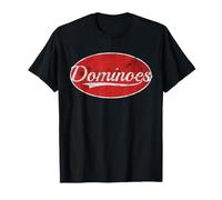 Dominoes Vintage Varsity Classic Board Game Club Camiseta