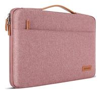 DOMISO 11 pulgada Funda para portátil de con bolsa de transporte con asa para de 12,3" Microsoft Surface Pro 6/11,6" MacBook Air/13 MacBook Pro Touch Bar/12,9" iPad Pro 2018, Rosa