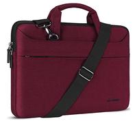 DOMISO 14 Pulgada Impermeable Funda Portatil Bolsa Maletín para portátiles con Asa para 14" Lenovo ThinkPad X1 Carbon/ThinkPad A475 L480 T490s/Dell Latitude 5490 7490/HP ProBook 640 645,Fucsia