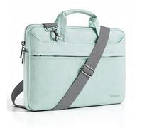 DOMISO 14 Pulgada Impermeable Funda Portatil Bolsa Maletín para portátiles con Asa para 14" Lenovo ThinkPad X1 Carbon/14 ThinkPad P14s T14s L14 Gen 2/HP ProBook 640 645/Dell Latitude 7490,Verde menta