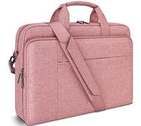 DOMISO 15-15,6 Zoll Laptop Tasche Aktentasche Schultertasche Wasserdicht Notebooktasche für 15.6" Lenovo IdeaPad S510/Lenovo ThinkPad E575/Dell XPS 15 Inspiron/HP Pavilion 15 Envy 15/Asus, Rosa