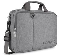 DOMISO 15,6 Pulgada Maletin Ordenador Portatil Funda Bolsa portatil Impermeable para 15.6" ASUS ZenBook Chromebook 15/HP Pavilion 15 Envy 15/ Ideapad ThinkPad/Legion 5 Gen 6,Gris