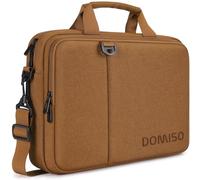 DOMISO 15,6 Pulgada Maletin Ordenador Portatil Funda Bolsa portatil Impermeable para 15.6" ASUS ZenBook Chromebook 15/HP Pavilion 15 Envy 15/ Ideapad ThinkPad/Legion 5 Gen 6,Marrón