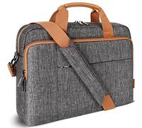 DOMISO 17,3 Pulgada Maletin Ordenador Portatil Funda Bolsa portatil Impermeable para 17.3" Macbook Pro 17/Dell Inspiron/MSI GS73VR Stealth Pro/Lenovo IdeaPad/HP Envy/ASUS ROG,Gris oscuro