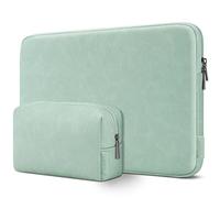 DOMISO 17 Pulgadas Funda para portátil de Funda Impermeable a Prueba de Golpes Funda Protectora para portátil para 17,3" IdeaPad 3 Gen 7/ZBook Fury G8/HP Envy 470 G8 G9/DELL ASUS,Verde Claro