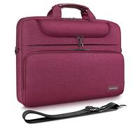 DOMISO Funda Bandolera para Tableta y Portátil Pequeño 10-10.5 Pulgadas | Resistente al Agua | Bolso Compatible con iPad Pro 9.7", Samsung Galaxy Tab, Lenovo Tab, Acer, HP | Borgoña