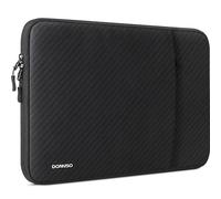 DOMISO Funda fina para portátil de 13 pulgadas, resistente al agua, funda protectora para MacBook Air M4/M3/M2/M1 (2025-2020), MacBook Pro M2/M1 de 13 pulgadas, color negro