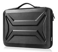 DOMISO Funda impermeable para portátil de 17 pulgadas y 17 pulgadas con asa para Dell Inspiron, Lenovo IdeaPad 300 Series, HP Pavilion 17/ENVY 17, ASUS Vivobook, resistente a los arañazos, color negro